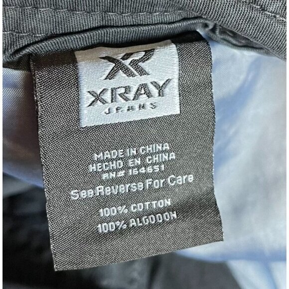 X RAY Mens Navy Blue Knee Length Cargo Shorts 12.5" Inseam Waist 40 NEW - Picture 12 of 15